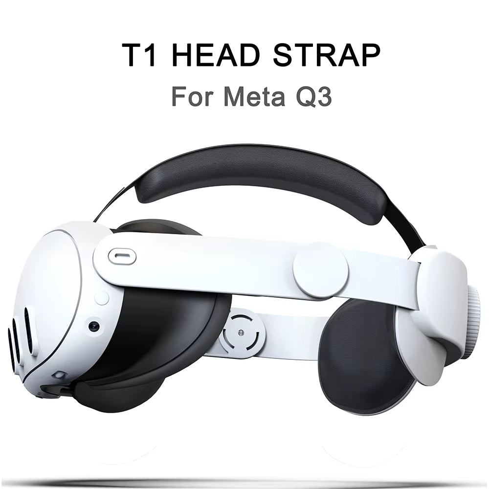 HUANDAI Design for Meta Quest 3/ 3 Elite Strap Adjustable Head Strap