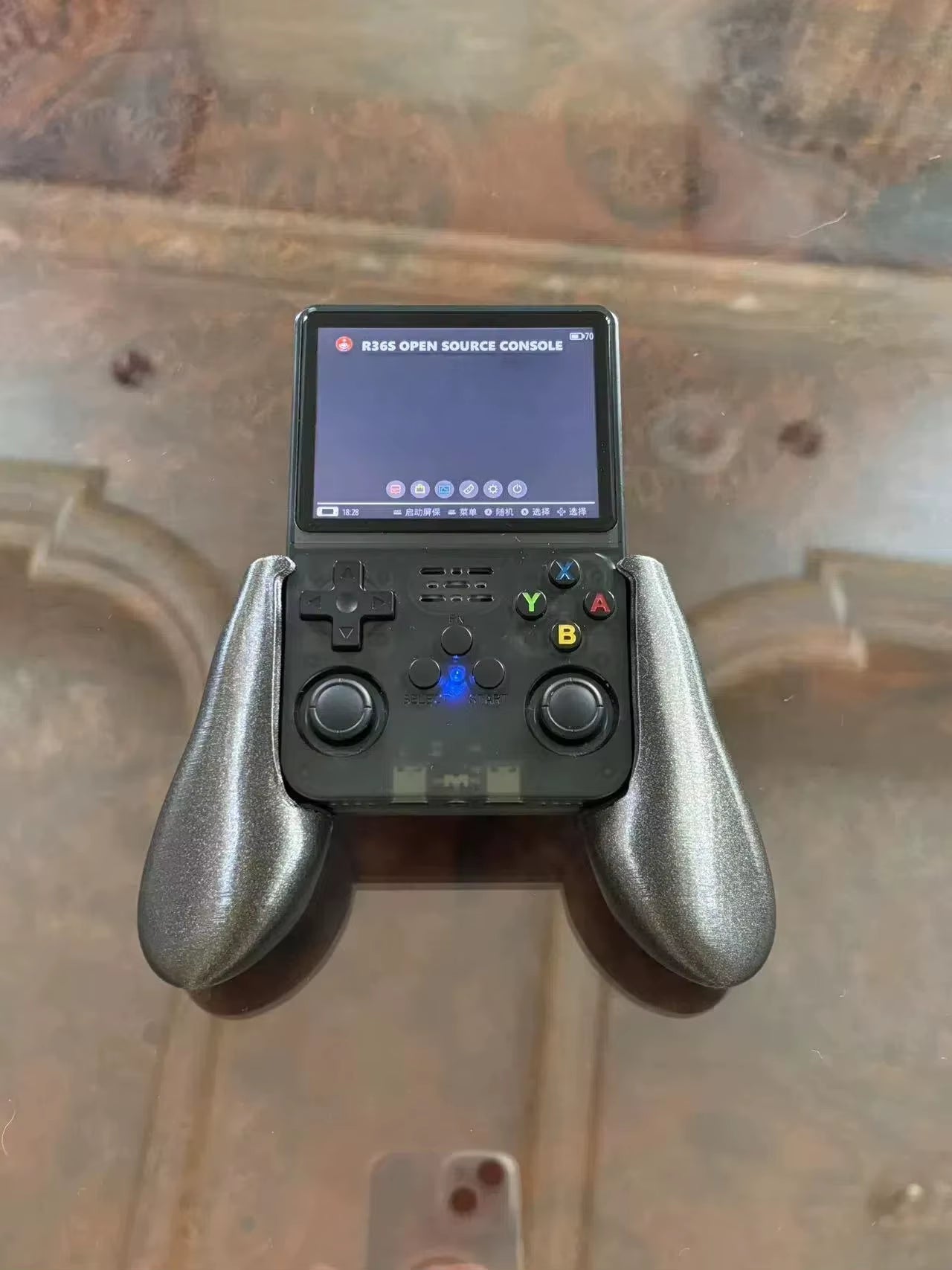 For R36S Handle Grip for R36S Fighting Grip 3D Printed Grip Hand Enhancement Accessories